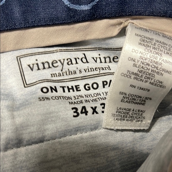 Vineyard Vines on the go pants 34x32 - Picture 3 of 9